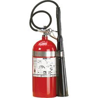 Aluminum Cylinder Carbon Dioxide (CO2) Fire Extinguishers, BC, 10 lbs. Capacity Fastek