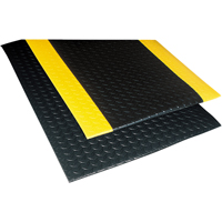 No. 419 Sof-Tred with Dyna-Shield Mats, Diamond, 2' x 3' x 1/2", Black, PVC Fastek
