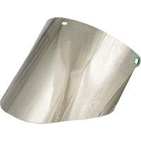 Molded Faceshield Window, Polycarbonate, Green Tint Fastek