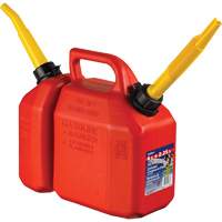 Combo Jerry Can Gasoline/Oil, 2.17 US Gal/8.25 L, Red, CSA Approved/ULC SAK857 | Fastek