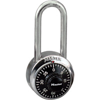 Padlock, Combination, Hardened Steel, 1-7/8" Width Fastek