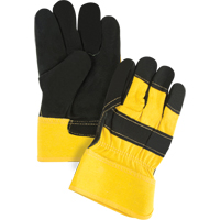Gants d'ajusteur doubl&eacute;s pour l'hiver &agrave; chaleur sup&eacute;rieure, Grand, Paume en Cuir de vache refendu, Doublure en Thinsulate Fastek