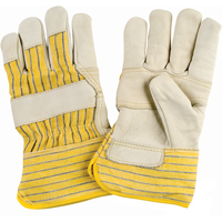 Winter-Lined Patch-Palm Fitters Gloves, X-Large, Grain Cowhide Palm, Cotton Fleece Inner Lining Fastek