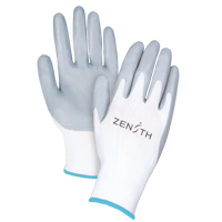Gants l&eacute;gers enduits et respirants, 10/T-Grand, R&ecirc;vetement Mousse de nitrile, Calibre 13, Enveloppe en Polyester Fastek