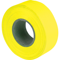 Flagging Tape, 1.2" W x 150' L, Fluorescent Yellow SAM832 | Fastek