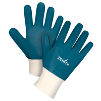 Gants &agrave; poignet en tricot de poids lourd, 8/Moyen, R&ecirc;vetement Nitrile, Enveloppe en Coton Fastek