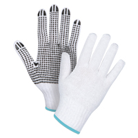 Dotted String Knit Gloves, Poly/Cotton, Single Sided, 7 Gauge, X-Large SAN492 | Fastek