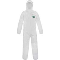 Micromax NS Disposable Coverall, 5X-Large, White, Microporous Fastek
