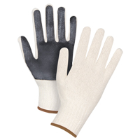 Palm-Coated String Knit Gloves, Poly/Cotton, Single Sided, 7 Gauge, Large Fastek