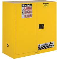 Sure-Grip&reg; Ex Flammable Storage Cabinets, 30 gal., 2 Door, 43" W x 44" H x 18" D Fastek