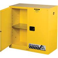 Sure-Grip&reg; Ex Flammable Storage Cabinets, 30 gal., 2 Door, 43" W x 44" H x 18" D Fastek