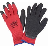 Coated Gloves, 8/Medium, Rubber Latex Coating, 10 Gauge, Polyester/Cotton Shell SAP752 | Fastek
