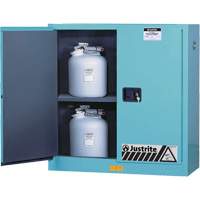 ChemCor&reg; Lined Acid/Corrosive Storage Cabinets, 30 gal., 43" x 44" x 18" Fastek