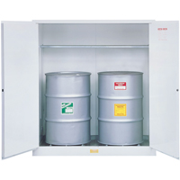 Hazardous Waste Safety Cabinets, 55 US gal. Cap., White Fastek