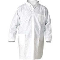 KleenGuard A20 Lab Coats, SMS, White, Medium Fastek