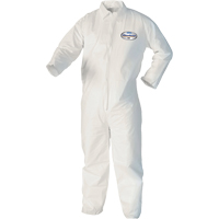 Kleenguard A40 Coveralls, X-Large, White, Microporous Fastek