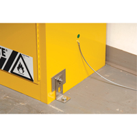 Seismic Bracket for Sure-Grip&reg; Ex Flammable Storage Cabinet Fastek