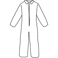 Pyrolon<sup>®</sup> Plus 2 Disposable FR Coveralls, 2X-Large, Blue, FR Treated Fabric SN343 | Fastek