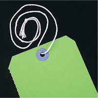 Options de finition pour &eacute;tiquettes - cordons d'attache Fastek