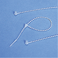 Options de finition pour &eacute;tiquettes - attaches en billes de nylon Fastek