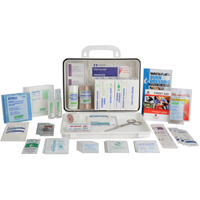 Contractors' First Aid Kit, Class 1 Medical Device, Plastic Box Fastek