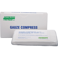 Compresses de gaze, Tampon, 36" lo x 36" la, St&eacute;rile, Dispositif m&eacute;dical Classe 1 Fastek