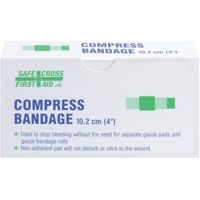 Compress (Pressure) Bandages, 4" L x 4" W Fastek