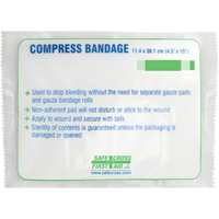 Large Compress Bandage, 15" L x 4-1/2" W Fastek