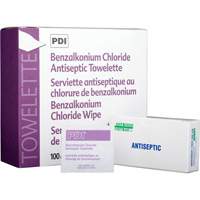 Benzalkonium Chloride Wipes, Towelette, Antiseptic Fastek