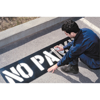 Parking Lot Stencils, English, 12" Fastek