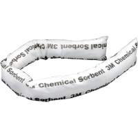 Chemical Sorbent Mini-Boom, Chemical, 4' L x 3" W, 12 gal. Absorbancy, 12 /Pack SB775 | Fastek