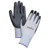 Lightweight Breathable Coated Gloves, 6/X-Small, Foam Nitrile Coating, 13 Gauge, Polyester Shell Fastek