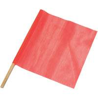Traffic Safety Flags, Mesh, With Handle Fastek