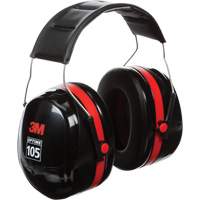 Peltor Optime 105 Series Earmuffs, Headband, 30 NRR dB Fastek