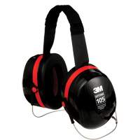 Peltor Optime 105 Series Earmuffs, Neckband, 29 NRR dB Fastek