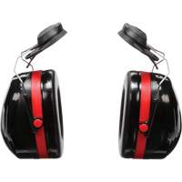 Peltor Optime 105 Series Earmuffs, Cap Mount, 27 NRR dB Fastek