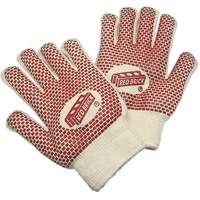 Red Brick&reg; Reversible Terrycloth Gloves, Cotton, Double Sided, 10 Gauge, Large Fastek