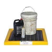Poly-Spillpad Pads, 24" L x 24" W x 2" H, 2 US gal. Spill Capacity Fastek