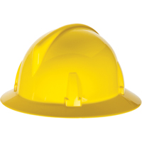 TopGard&reg; Full Brim Hardhat, Ratchet Suspension, ANSI Type I/CSA Type 1 Fastek