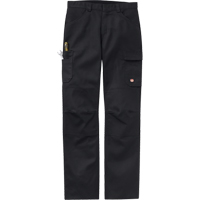Performance Shop Pants, Canvas/Cotton/Polyester, Black, Size 30, 37 Inseam Fastek