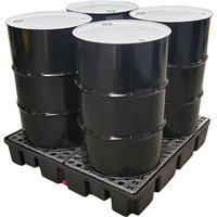 Nestable Spill Pallet Without Drain, 66 US gal. Spill Capacity, 49" x 49" x 10.5" SDM227 | Fastek