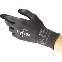 Hyflex&reg; 11-840 Gloves, 9/Large, Foam Nitrile Coating, 15 Gauge, Nylon Shell Fastek