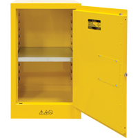 Flammable Storage Cabinet, 12 gal., 1 Door, 23" W x 35" H x 18" D Fastek
