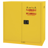 Armoire pour produits inflammables, 24 gal., 2 Porte(s), 43" La x 44" h x 12" p Fastek