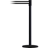 Poteau receveur robuste &agrave; ligne double, Hauteur de 38", Jaune Fastek