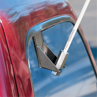 Tiges de s&eacute;curit&eacute; pour travaux l&eacute;gers Safety Whip, Fixation Fen&ecirc;tre, Hauteur 5', Orange Fastek