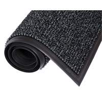 Astro-Plus™ Mat, Polyethylene, Scraper Type, Textured Pattern, 3-3/10' x 4', Charcoal SDP177 | Fastek