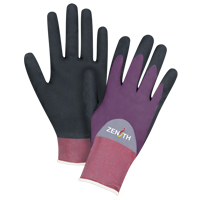 ZX-2 Premium Coated Gloves, 8/Medium, Nitrile/Foam Nitrile Coating, 18 Gauge, Nylon Shell Fastek