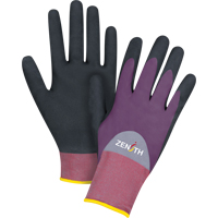 ZX-2 Premium Coated Gloves, 9/Large, Nitrile/Foam Nitrile Coating, 18 Gauge, Nylon Shell Fastek