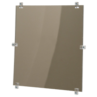 Flat Mirror, 12" H x 12" W, Unframed SDP510 | Fastek